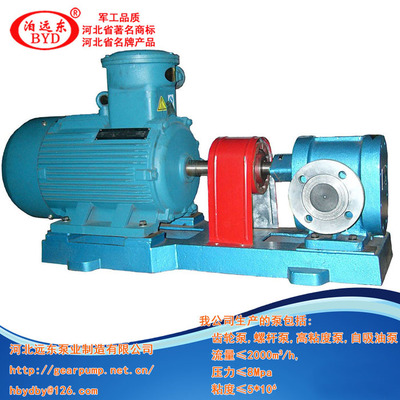 供应2CY-8/0.33齿轮泵用作润滑油泵,容积效率高-远东泵业