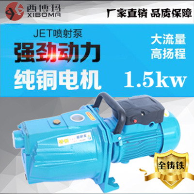 自吸喷射泵家用220V井水抽水机自来水自来水增压泵小型高扬程低噪