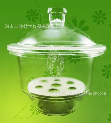 干燥器 玻璃干燥器240mm  白色干燥器 240mm、普通干燥器