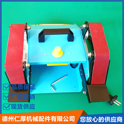 电动砂带机磨刀工具 台式磨光机打磨抛光机多功能台式抛光机