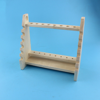 厂家批发木质梯形架 实验室试管架 实验专用 规格多可定制