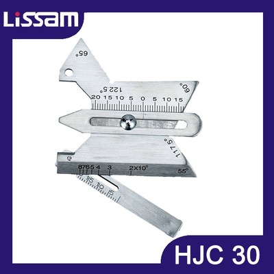 焊缝检测尺 HJC-30焊缝规 焊接检验尺 焊接规焊缝圆角量规