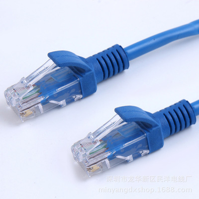 厂家批发超五类成品网线1米 水晶头网络跳线 电脑配件网络连接线