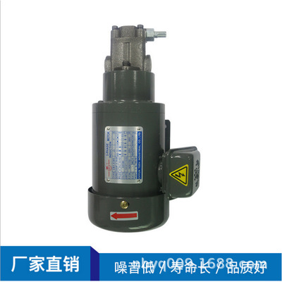 台湾群策电机润滑油泵 高速冲床油泵电机组合1/4P+ROP12A-VB