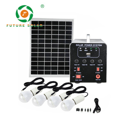 15W7AH太阳能发电系统 户外旅行夜市灯发电机 小型发电照明系统