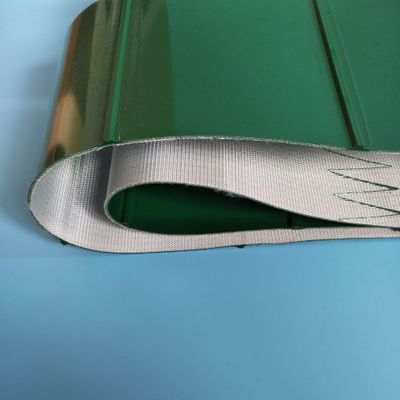 厂家批发绿色PVC输送带 加挡板 导条输送带 厚度可选 尺寸定做