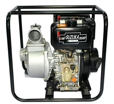 3寸柴油动力抽水泵型号SHL30CP便携式柴油机水泵手电两用柴油水泵