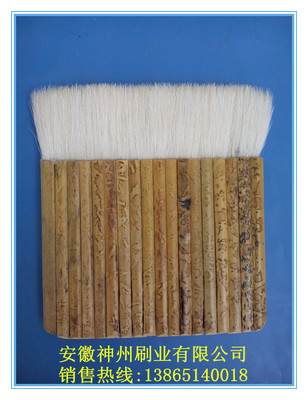 厂家直销各种规格精品羊毛排笔 竹管羊毛刷 异性排笔羊毛排刷