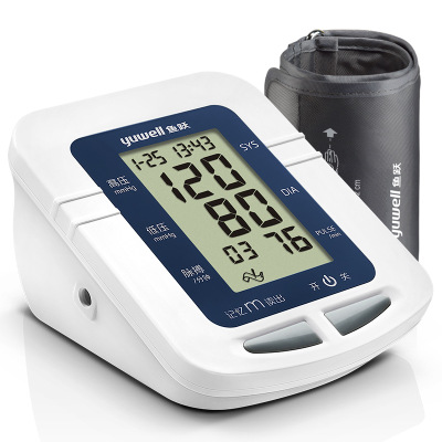 鱼跃全自动电子血压计YE660A 上臂式智能血压测量仪器ye660B批发