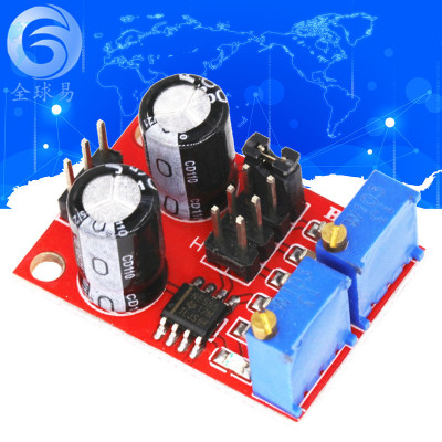 NE555脉冲频率占空比可调模块方波矩形波信号发生器 步进电机驱动
