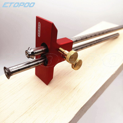 欧式双头划线器 刀片式双头划线 木榫划线器 木工划线工具