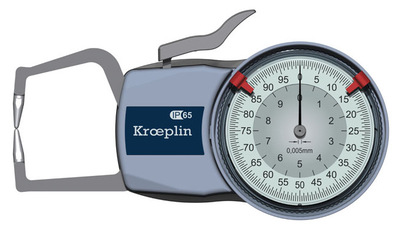 原装进口德国kroeplin  D110带表外卡规