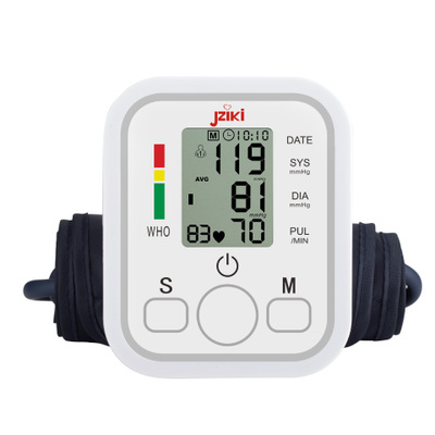 外贸JZIKI家用电子血压计智能全自动血压测量仪医用测血压仪器