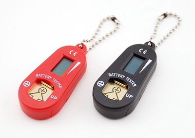 纽扣电池测电器助听器电池测电器测电仪黑色红色可选