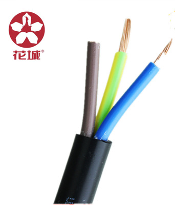 广州珠江电线电缆国标纯紫铜阻燃RVV三芯四芯2.5 4平方控制护套线