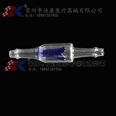 11mm 蓝芯玻璃活塞 玻璃单自动活塞 玻璃下活塞 单向阀 灌药器