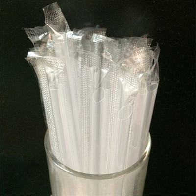 一次性牛奶豆浆独立短吸管15CM 包装酸奶透明细小饮料硬奶茶吸管