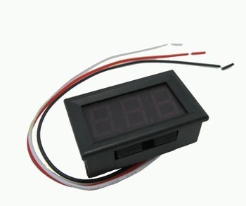 三线直流电压表头 0.56寸LED数字电压表 DC 0V-30.0V 反接保护