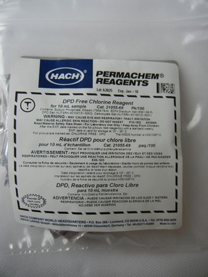 哈希DPD余氯试剂2105569/21055-69是正品/闪电发货，不含税