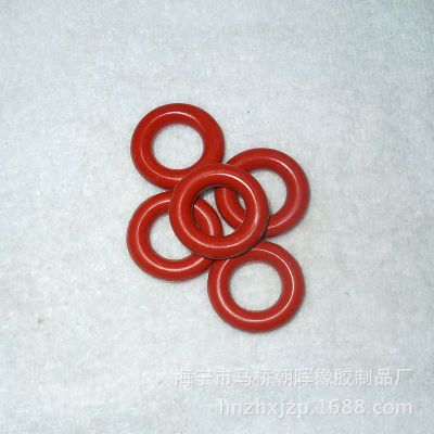 O型硅胶密封圈红色硅橡胶密封圈海宁马桥朝晖橡胶制品厂制造多色