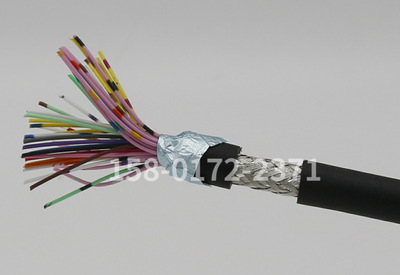40芯28AWG 20P对绞屏蔽线柔性IO控制电缆伺服线束端子IO模块线