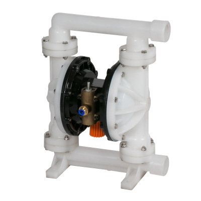 qby-25气动化工隔膜泵 单吸式工程塑料隔膜泵 耐腐蚀衬氟隔膜泵