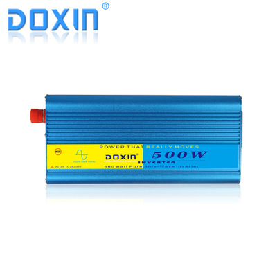 DOXIN 纯正弦波 500W光伏太阳能逆变器 12V转220V 车载电源转换器