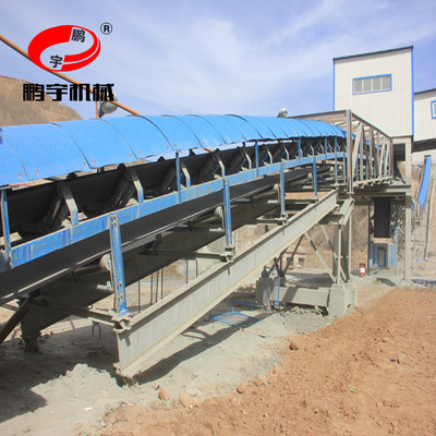 河北鹏宇皮带机厂家专业生产定做各种规格DX型钢绳芯胶带输送机