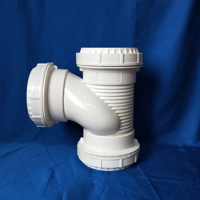 阑珊塑胶 PVC消音三通 消音管件配件 消音排水管件 厂家直销