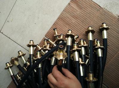 液化气配件/液化石油气充气导管/高压胶管煤气导气管两头轮导气管