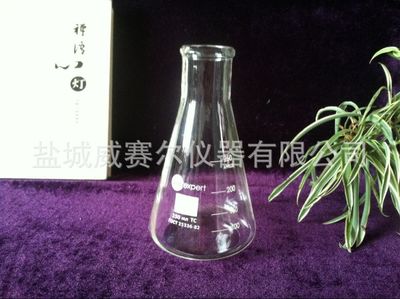 三角烧瓶 玻璃瓶锥形瓶 锥形烧瓶250ml 玻璃仪器化学实验仪器