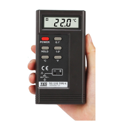 深圳TES1310热电偶温度计 高精度接触式测温仪温度表带探头