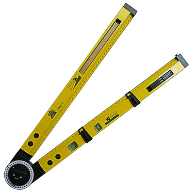 多功能划线地规木工划线器圆规 坡度测量角度仪 挂画水平定位工具