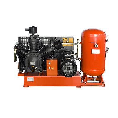 厂家直销11KW高压活塞式空压机一体式带储罐2.0/3.0Mpa活塞空压机