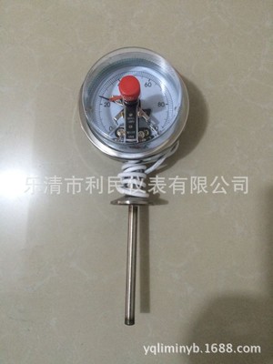 厂家直销卫生型双金属电接点温度计WSSX-411B-WS 0-100度