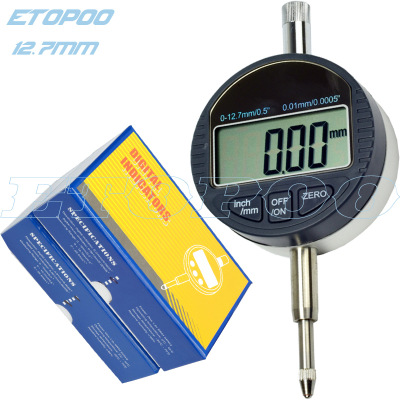ETOPOO 数显百分表  电子千分表 0-12.7mm 精度0.001mm 送耳盖