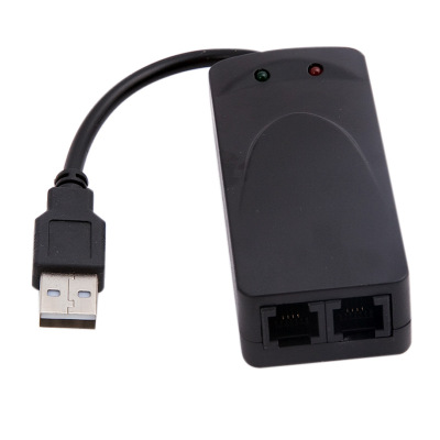 56K USB MODEM传真猫WIN10/7/8调制解调器/双口无纸FAX拔号上网猫