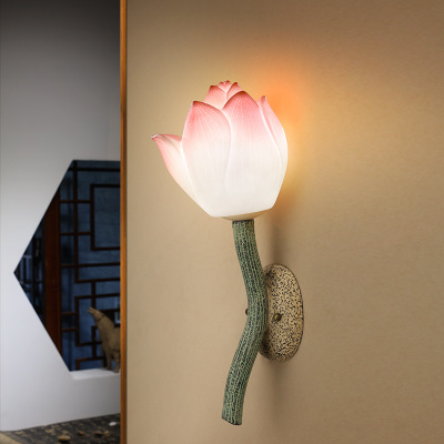 新中式创意壁灯现代简约装饰艺术灯具复古楼梯过道客厅卧室床头灯