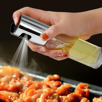 新款跨境亚马逊BBQ烧烤喷油瓶 玻璃油壶 厨房喷瓶喷油瓶ABS喷油壶