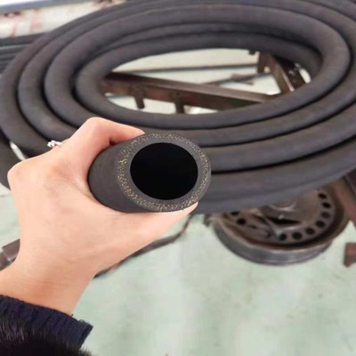 供应低压夹布耐磨胶管 输水喷砂夹布橡胶管 定制黑胶耐油低压胶管
