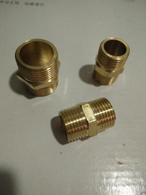 气动铜 对丝接头  外丝直接 直通水管对接水暖配件双外牙五金配件