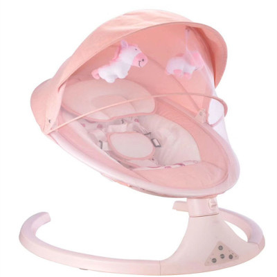 婴儿电动摇摇椅可折叠式宝宝哄睡智能床新生儿童睡篮自动摇椅摇床