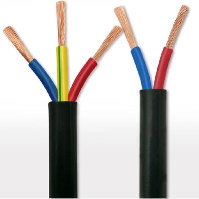 无氧铜RVV软电线2芯3芯阻燃电缆线软护套电线纯铜线电源线100米