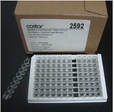 Corning 康宁42592  96孔单条可拆酶标板 25块/包 包
