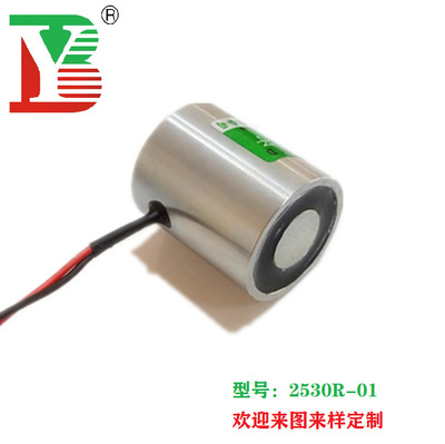 BY-2530R-01直流电压24V 失电型吸盘电磁铁 吸力10公斤通电消磁。