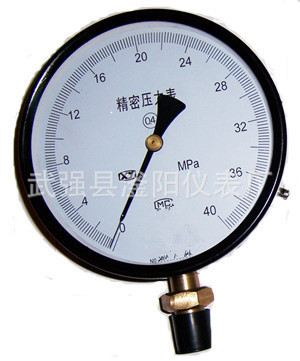 供应压力表精密标准压力表YB-150B(-0.1~60MPa)0.4级精密压力表