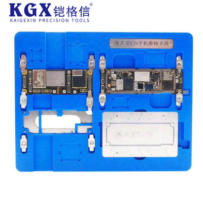 米景K29phone苹果11Promax手机主板维修植锡专用固定卡具平台夹具