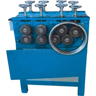 锅炉厂冷凝器打圈机 机械厂不锈钢管盘圆机 小直径金属管滚圆机