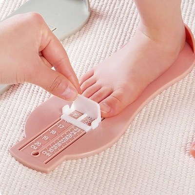 婴儿脚码计量器宝宝买鞋量脚器鞋内长测量仪 儿童小孩脚长测量。