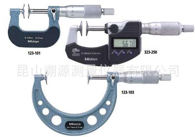 三丰mitutoyo 数显盘型千分尺 数显公法线千分尺 0-25mm/0.001mm